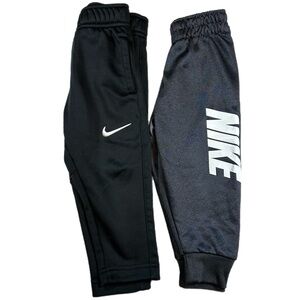 Nike Boys 2T Sweatpants/Joggers-Gray and Black